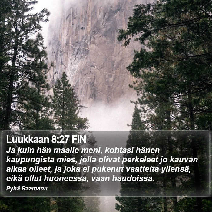 Luukkaan 8:27 FIN Bible Study