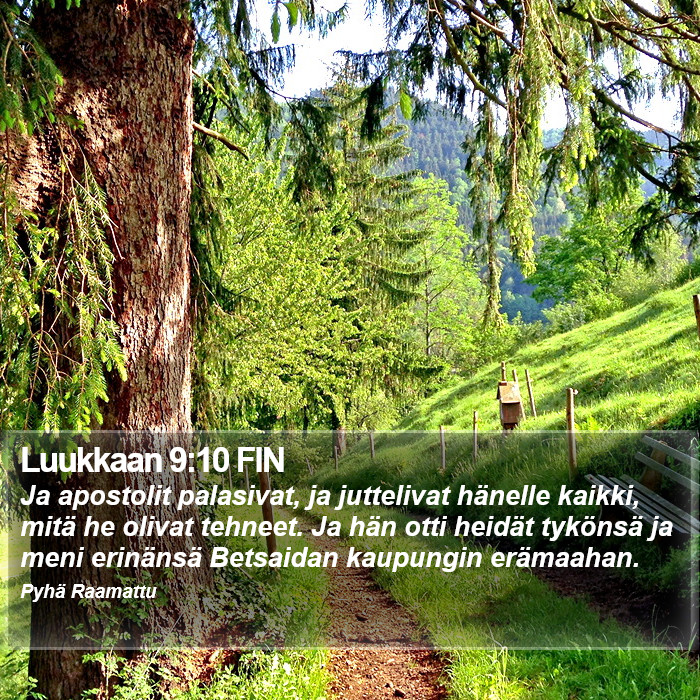 Luukkaan 9:10 FIN Bible Study
