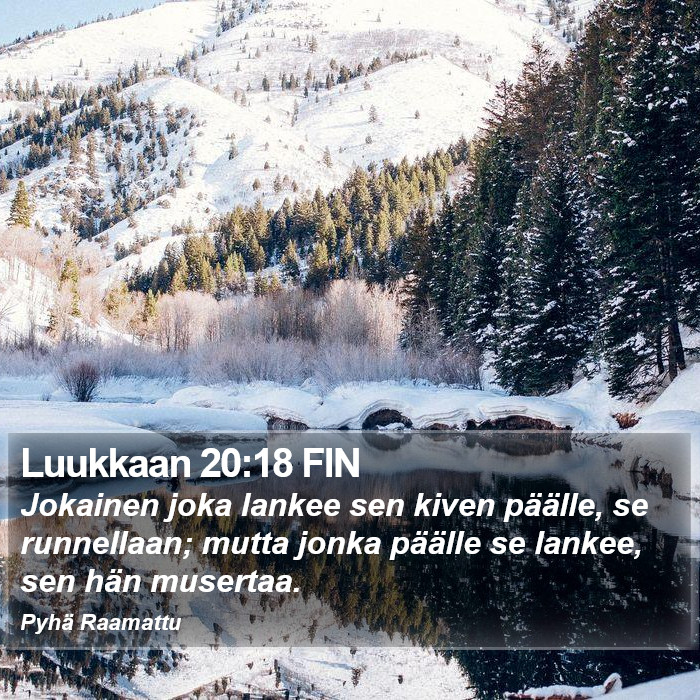 Luukkaan 20:18 FIN Bible Study