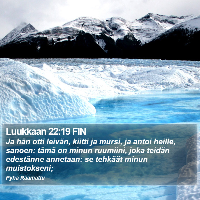 Luukkaan 22:19 FIN Bible Study