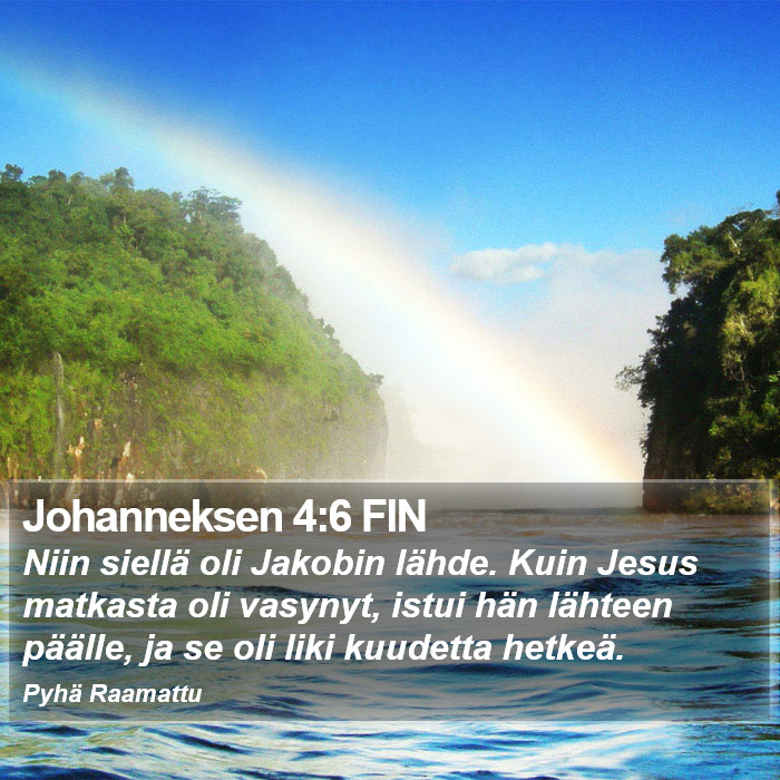 Johanneksen 4:6 FIN Bible Study