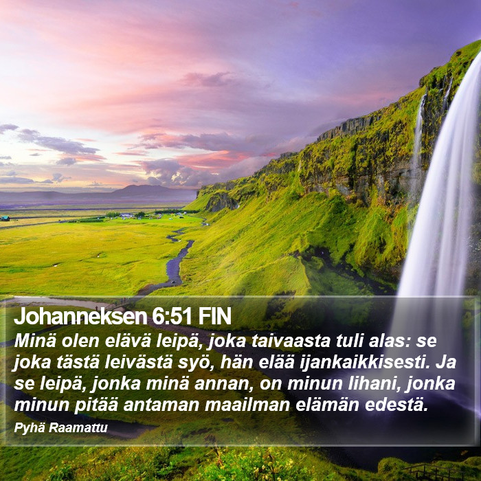 Johanneksen 6:51 FIN Bible Study