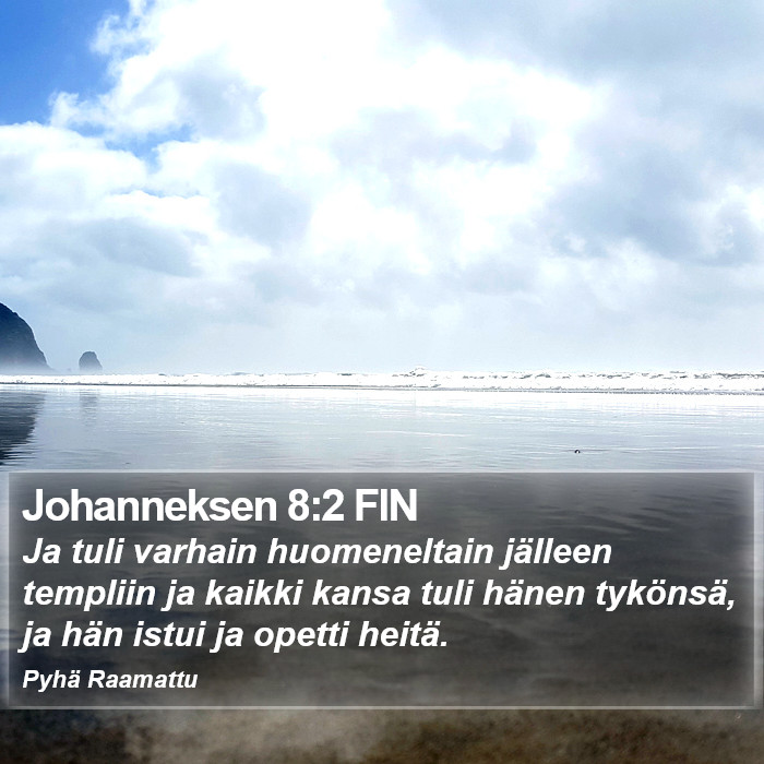 Johanneksen 8:2 FIN Bible Study