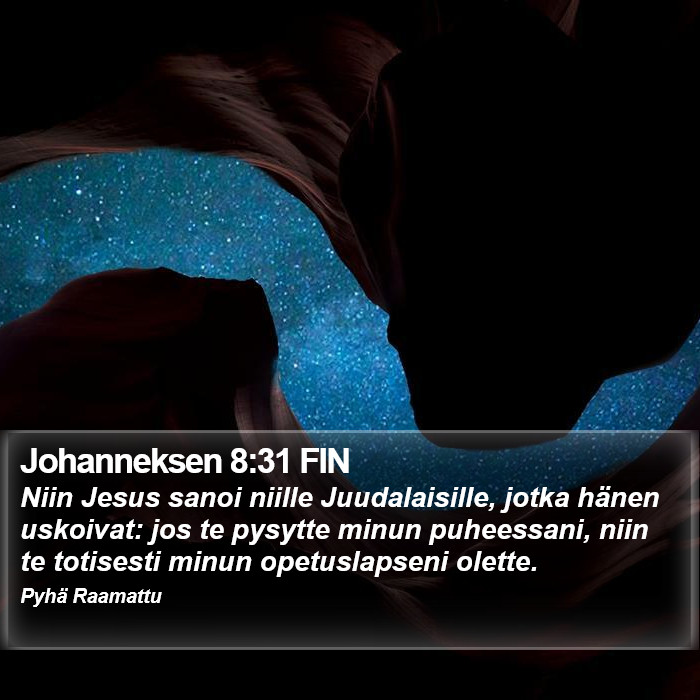 Johanneksen 8:31 FIN Bible Study