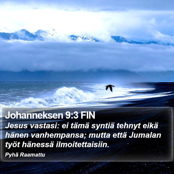 Johanneksen 9:3 FIN Bible Study