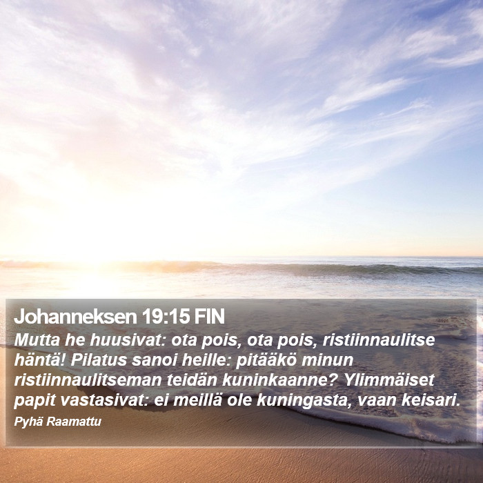 Johanneksen 19:15 FIN Bible Study