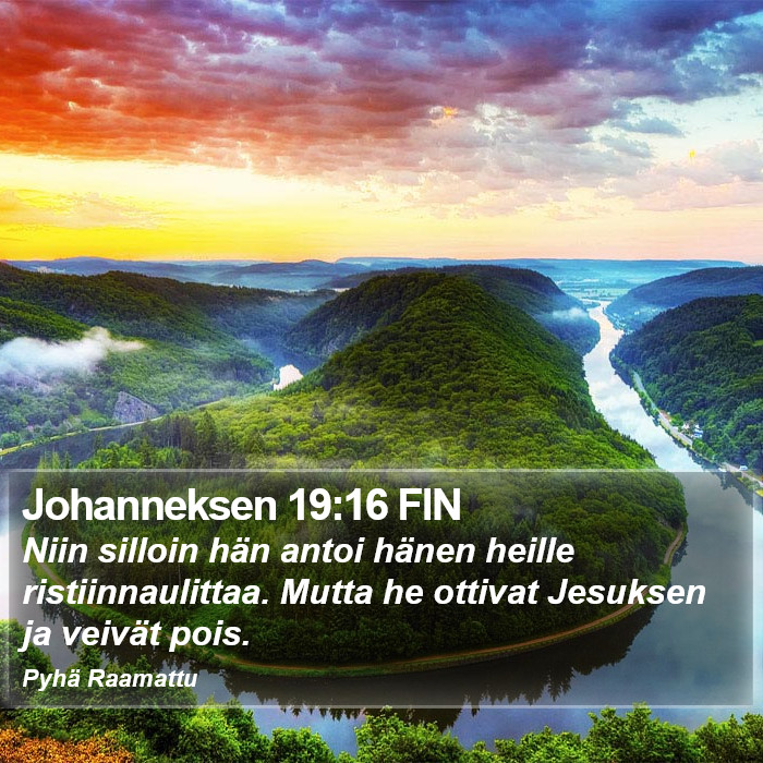 Johanneksen 19:16 FIN Bible Study