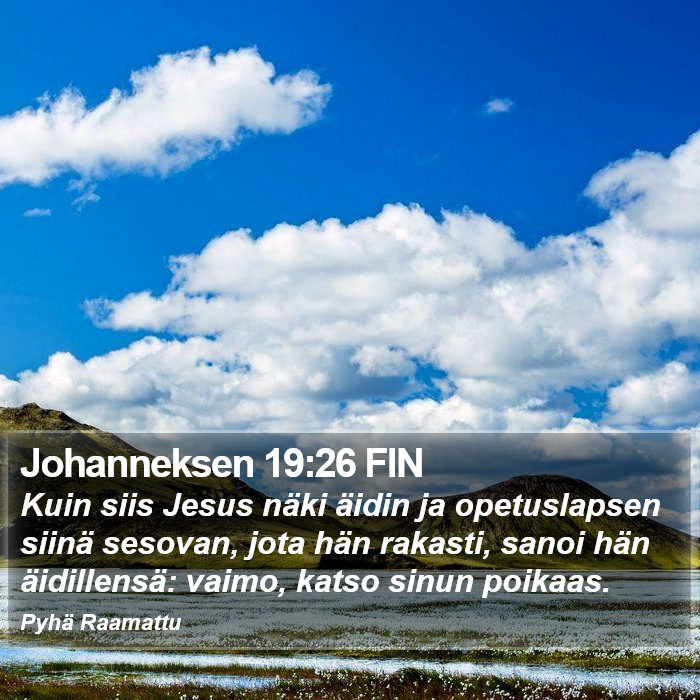 Johanneksen 19:26 FIN Bible Study