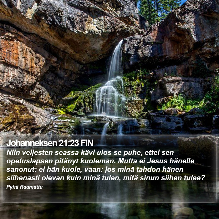 Johanneksen 21:23 FIN Bible Study