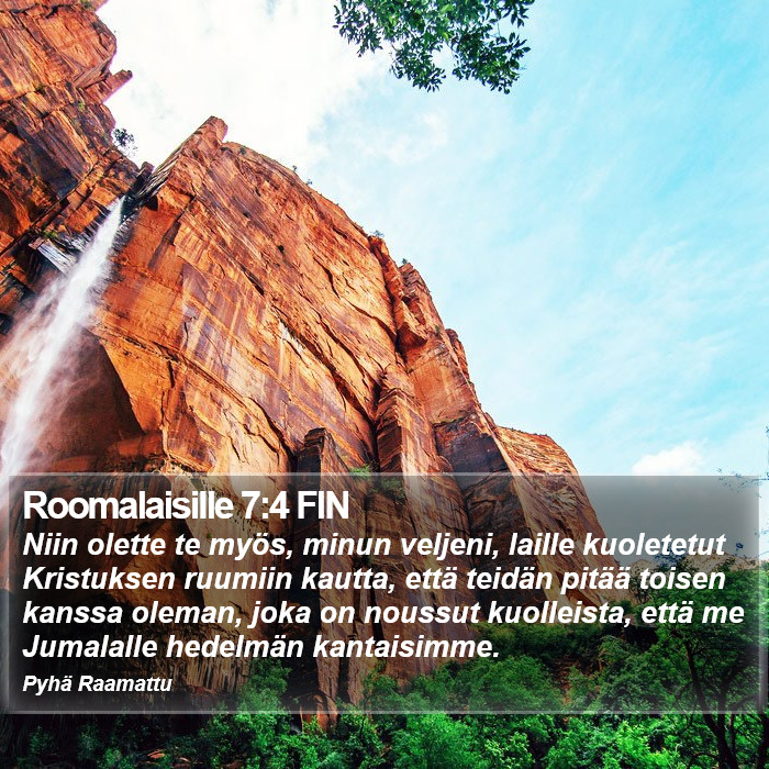 Roomalaisille 7:4 FIN Bible Study