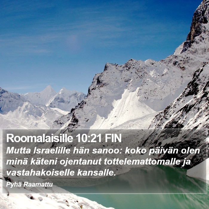 Roomalaisille 10:21 FIN Bible Study