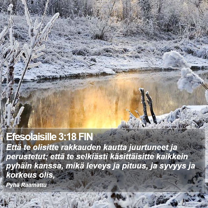 Efesolaisille 3:18 FIN Bible Study