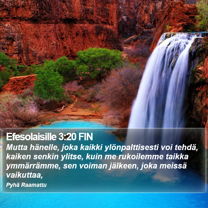 Efesolaisille 3:20 FIN Bible Study