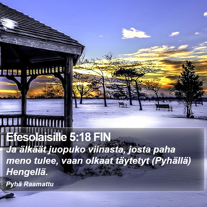 Efesolaisille 5:18 FIN Bible Study