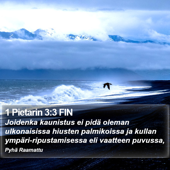 1 Pietarin 3:3 FIN Bible Study