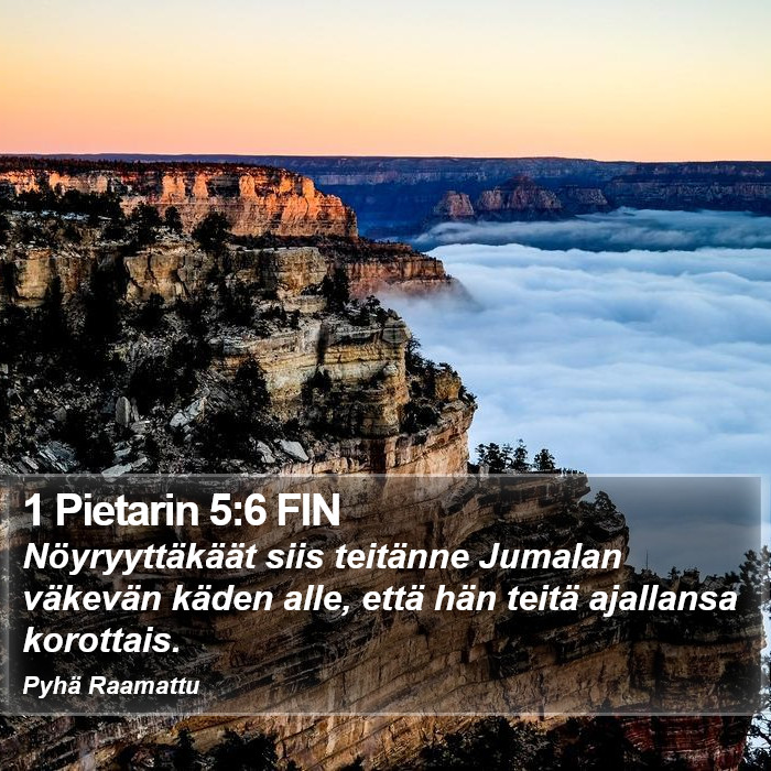 1 Pietarin 5:6 FIN Bible Study