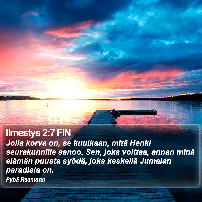 Ilmestys 2:7 FIN Bible Study