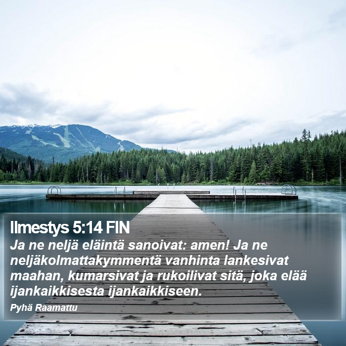 Ilmestys 5:14 FIN Bible Study