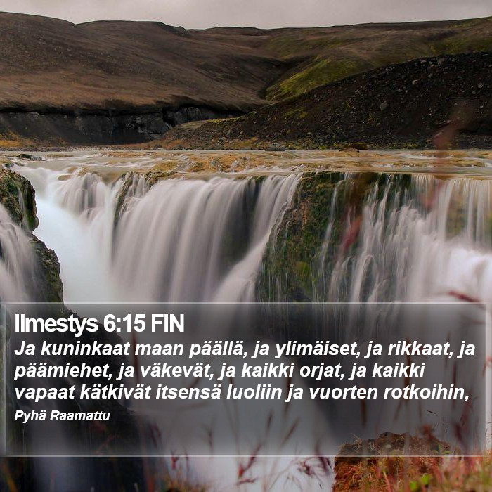 Ilmestys 6:15 FIN Bible Study