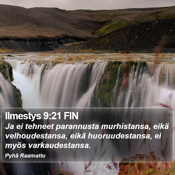 Ilmestys 9:21 FIN Bible Study
