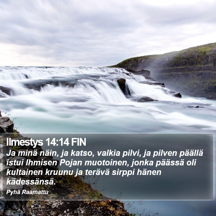 Ilmestys 14:14 FIN Bible Study