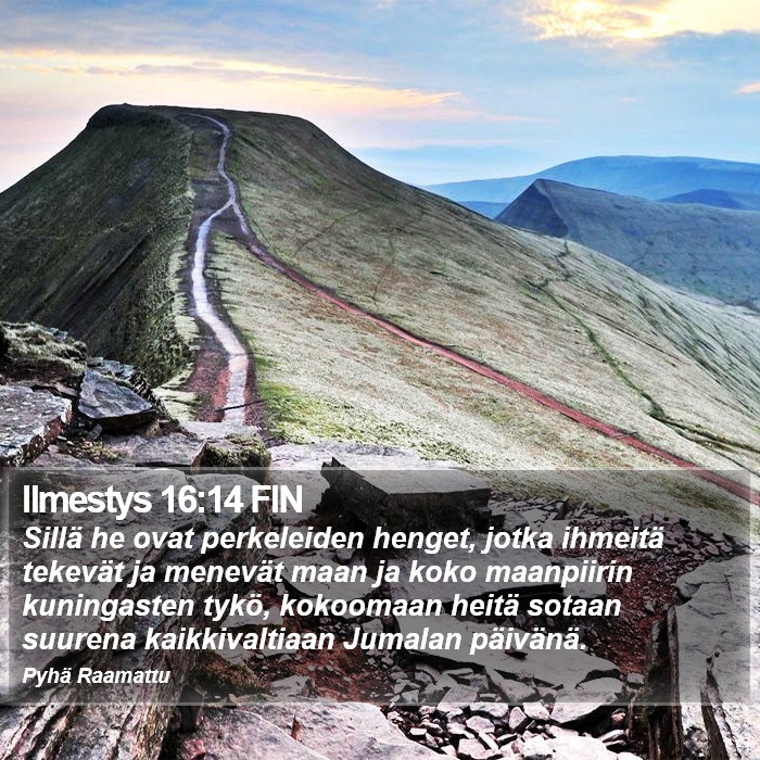 Ilmestys 16:14 FIN Bible Study