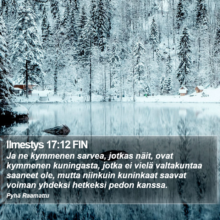 Ilmestys 17:12 FIN Bible Study