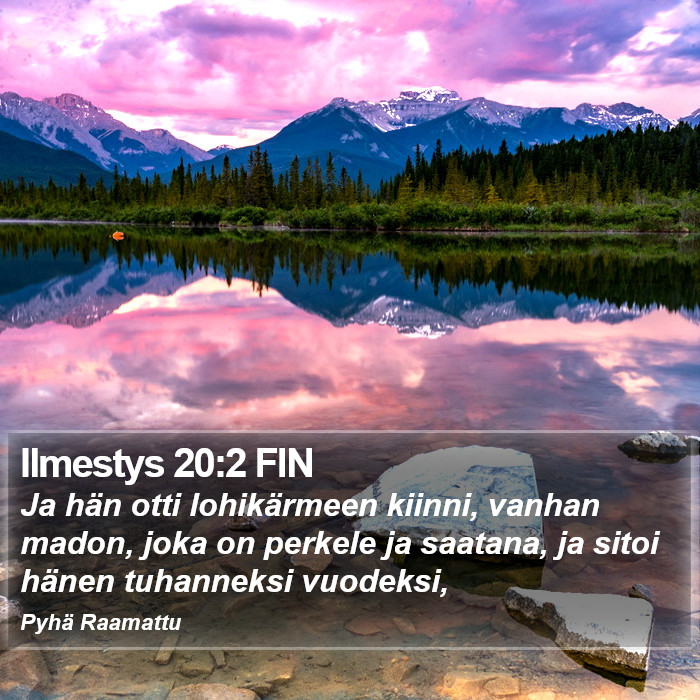 Ilmestys 20:2 FIN Bible Study
